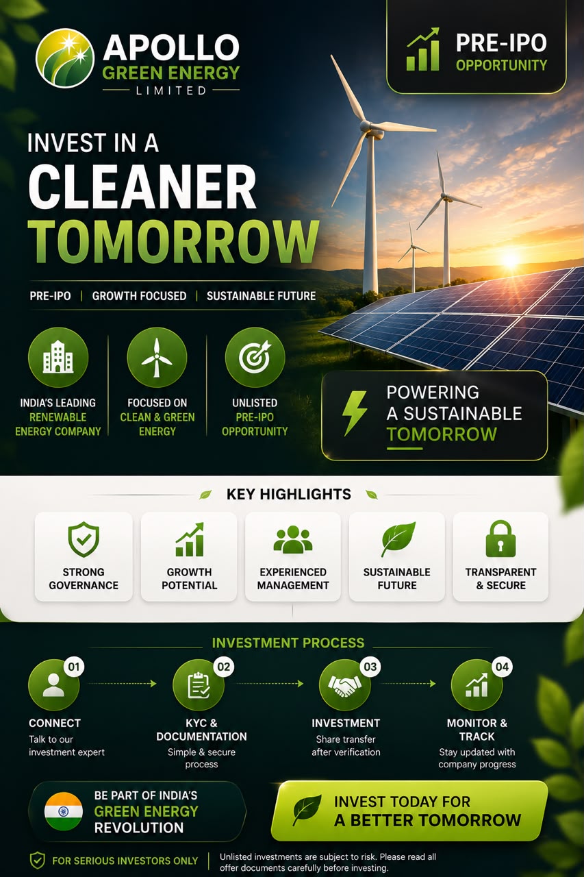 Apollo Green Energy pamphlet